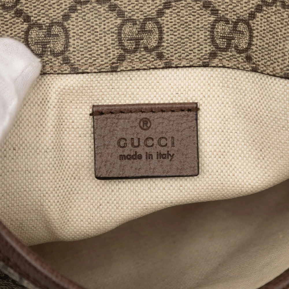 GUCCI Vintage Brown Leather Fanny Pack - Picture 5 of 6